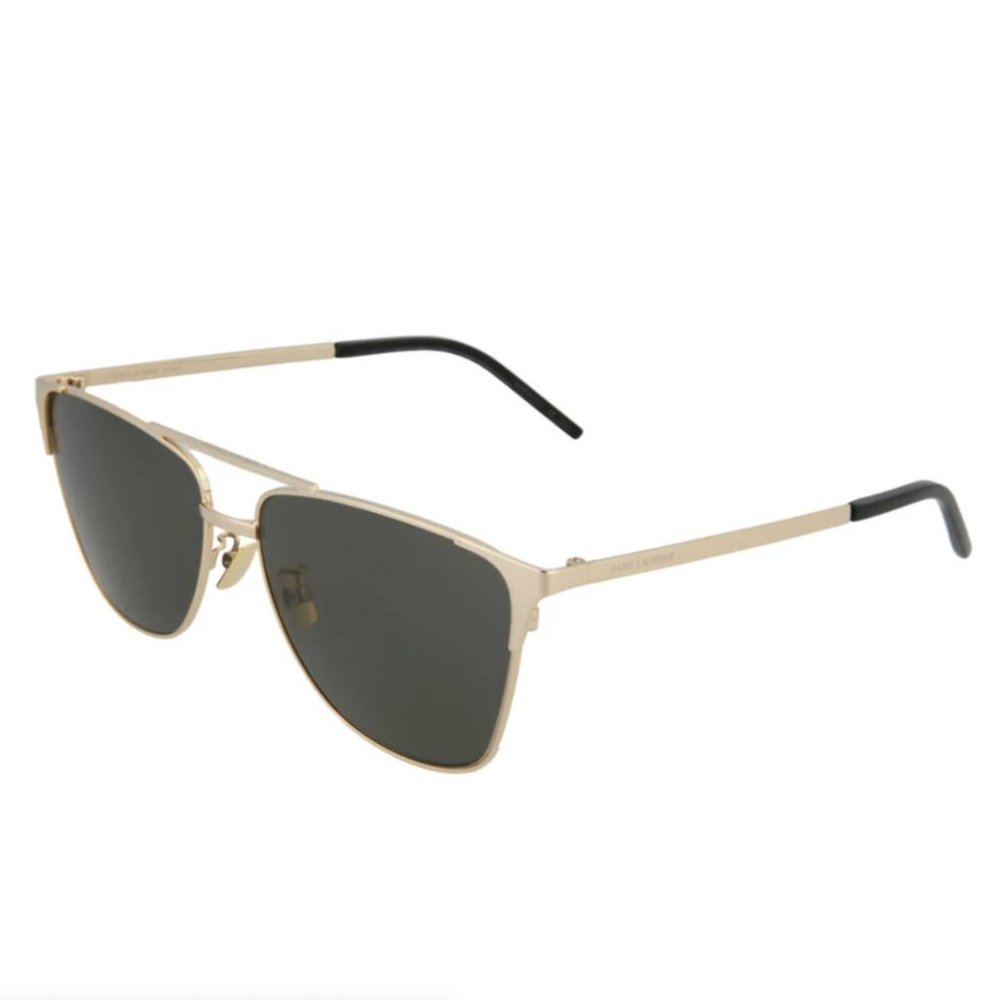 Saint Laurent Unisex Gold Metal Sunglasses!